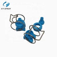 Buse de pulvérisation en plastique à double pince buse de pulvérisation à œillet réglable buse à pince en plastique