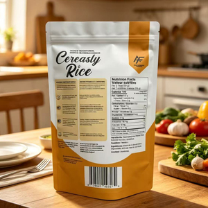 Digital Printing Custom Plastic Zipper Bag for Food Grade Aluminum Foil Meal Replacement Storage Bag for Cereal protein Powder - Product Image 3