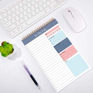 To Do List Bloc-notes Planificateur quotidien Bloc-notes de planification de travail pour <span class=keywords><strong>Scholl</strong></span> Office Étudiant Planificateur quotidien Formes autocopiantes en 2 parties, 50 ensembles - Product Image 6