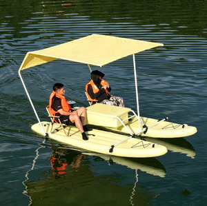 Nouveau design de <span class=keywords><strong>bateau</strong></span> <span class=keywords><strong>gonflable</strong></span> <span class=keywords><strong>avec</strong></span> auvent, <span class=keywords><strong>bateau</strong></span> ponton pour 2 personnes, catamaran <span class=keywords><strong>gonflable</strong></span> pour sports nautiques récréatifs - Product Image 3