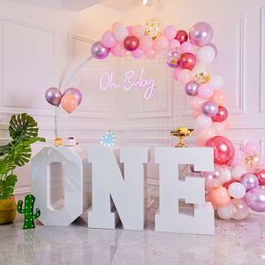 بيع بالجملة الواصلين الجدد تصميم حديث أدى RGB كعكة الجدول الديكور حرف كبير واحد لحفل الزفاف استحمام الطفل حديقة الحدث - Product Image 1