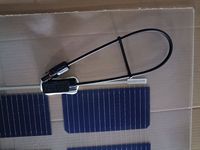 Panneau photovoltaïque intégré au toit, photovoltaïque intégré au bâtiment (BIPV), transparence de 60%, toit solaire 240W