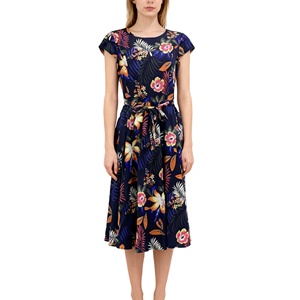 knee length dresses for ladies Royal Gatherings Green Dress