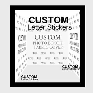 Fondo de Fotomatón Personalizado de 6.5x7.5 pies para Eventos, Bodas y Cumpleaños, Estilo Cabina de Fotos - Product Image 1