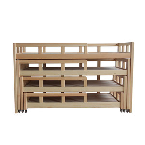 MUEBLES CAMA diseños fábrica personalización alta calidad doble Decker cama niños de <span class=keywords><strong>4</strong></span> capas camas - Product Image 2