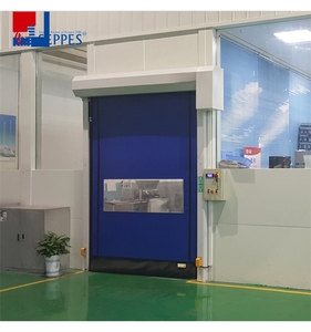 Portes rapides à enroulement en PVC les mieux notées avec capteur infrarouge, portes rapides à récupération rapide pour usine alimentaire, portes rapides à fermeture éclair - Product Image 2