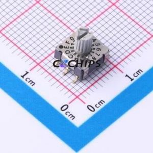SKCR-16S Rotary Encoder Switch SMD Switch ( Number of Detents: 16 )( Encoding Type: True Code )( Operating Temperature: ) - Product Image 1