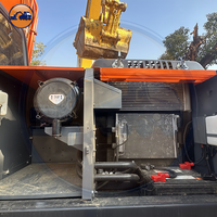 Excavatrice sur chenilles Hitachi ZX200-5A d'occasion d'origine japonaise, 20 tonnes, pour travaux routiers et miniers, diesel hydraulique, 98% neuve, pièces d'origine en stock