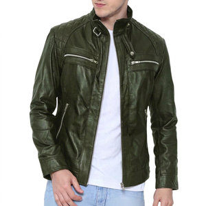 <b>High</b> Quality Custom Men's Genuine <b>Leather</b> Jacket Pakistan Most Popular Winter <b>Top</b> Excellent Condition Moto Biker Style - Product Image 1