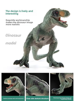 Fabricant en gros de modèles de dinosaures solides ODM, figurine statique de Tyrannosaure, ornement, jouet éducatif animal, figurine personnalisée OEM