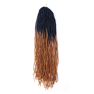 Julianna Micro Short 18 pulgadas trenzas de ganchillo sintéticas extensiones de cabello Ombre Natural Sisterlocks Soft Dreadlocks Sister Locs - Product Image 1