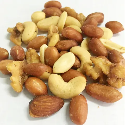 Hot Bán đậu phộng Mills giá bán buôn rang hỗn hợp đậu phộng Nut Snack với quả óc chó và hạt điều để bán