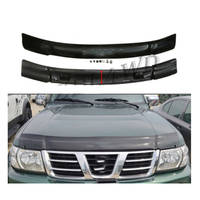 Patrol Wagon 4WD Accessoires Fumé Noir Bonnet Protecteur Bug Guard Vent Visor Y61 Series Pare-Soleil Vent Bug Déflecteurs GU123