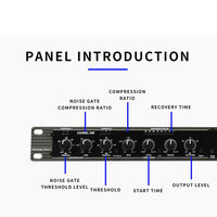 Compresseur professionnel 266XL/166XL à double canal, optimiseur de précision pour système audio DJ et équipement de sonorisation