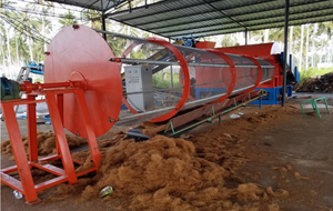 ใบมีดหมุนสูงเป็นกลุ่มปาล์มมะพร้าวแกลบCoir<span class=keywords><strong>ตัด</strong></span>เส้นใยเครื่อง - Product Image 6