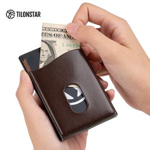 TWM108a Vente à Chaud Portefeuille Mince Minimal pour Hommes Collection Porte-Cartes Porte-Cartes Homme <span class=keywords><strong>Carte</strong></span> Portefeuille Pop up Portefeuilles en Cuir - Product Image 4