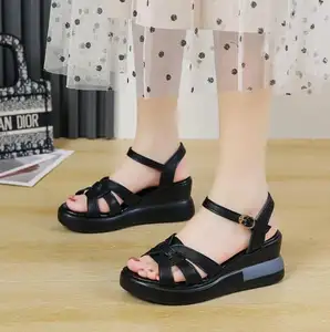 Summer design wedge Heels Shoes Open toe wedge Platform Sandals for Women sandals