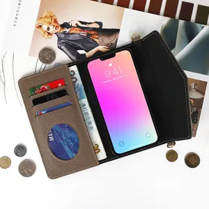 Wallet Lanyard Cross Body Crossbody Leather Phone Case With Strap For iphone 11 12 13 pro max phone case wallet