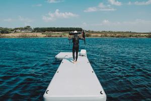 Plateforme flottante gonflable double foil pour <span class=keywords><strong>jet</strong></span> <span class=keywords><strong>ski</strong></span> et bateau hydrofoil - Product Image 2