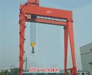 Heavy Duty Steel MG Gantry Crane with Locking Wheels 10-75T Lifting Capacity for Outdoor Warehouse & Cargo Yard - Product Image 3