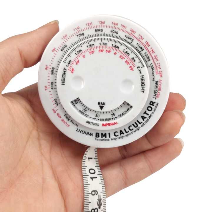 Body Mass Index (BMI) Wheel Tape - Waist Hip Measurement