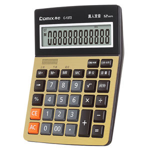 <span class=keywords><strong>Calculadora</strong></span> COMIX de Escritorio para Oficina, Suministros Financieros, <span class=keywords><strong>Calculadora</strong></span> de Computadora, Oficina Comercial, Funciona con Pilas - Product Image 2