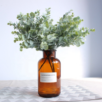 Meilleures ventes : Tige de fleurs artificielles en eucalyptus, résistante à l'eau, écologique et durable, pour la décoration intérieure