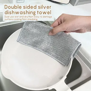 Yeni mutfak havluları Dishcloth süper emici yapışmaz yağ kullanımlık mutfak bulaşık havluları