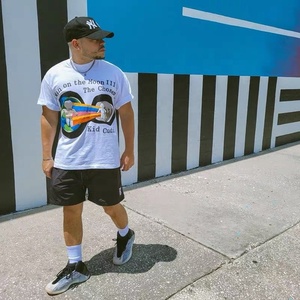 OEM T-shirt épais et épais 100% coton T-shirt surdimensionné à transfert thermique T-shirt personnalisé imprimé en 3D T-shirt imprimé en 3D - Product Image 5