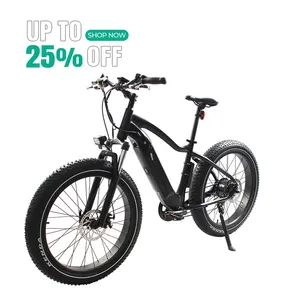 Aluminum Alloy High Speed Vintage 26*4.0Inch Electric Bicycle High Speed E Bike Electric Mountain Bike