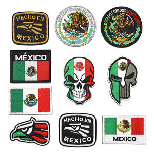 Parches Bordados Estilo <span class=keywords><strong>Mexicano</strong></span> para Ropa, Mochilas, Zapatos, Sombreros y Accesorios, con Cierre de Velcro, Más Vendidos - Product Image 2