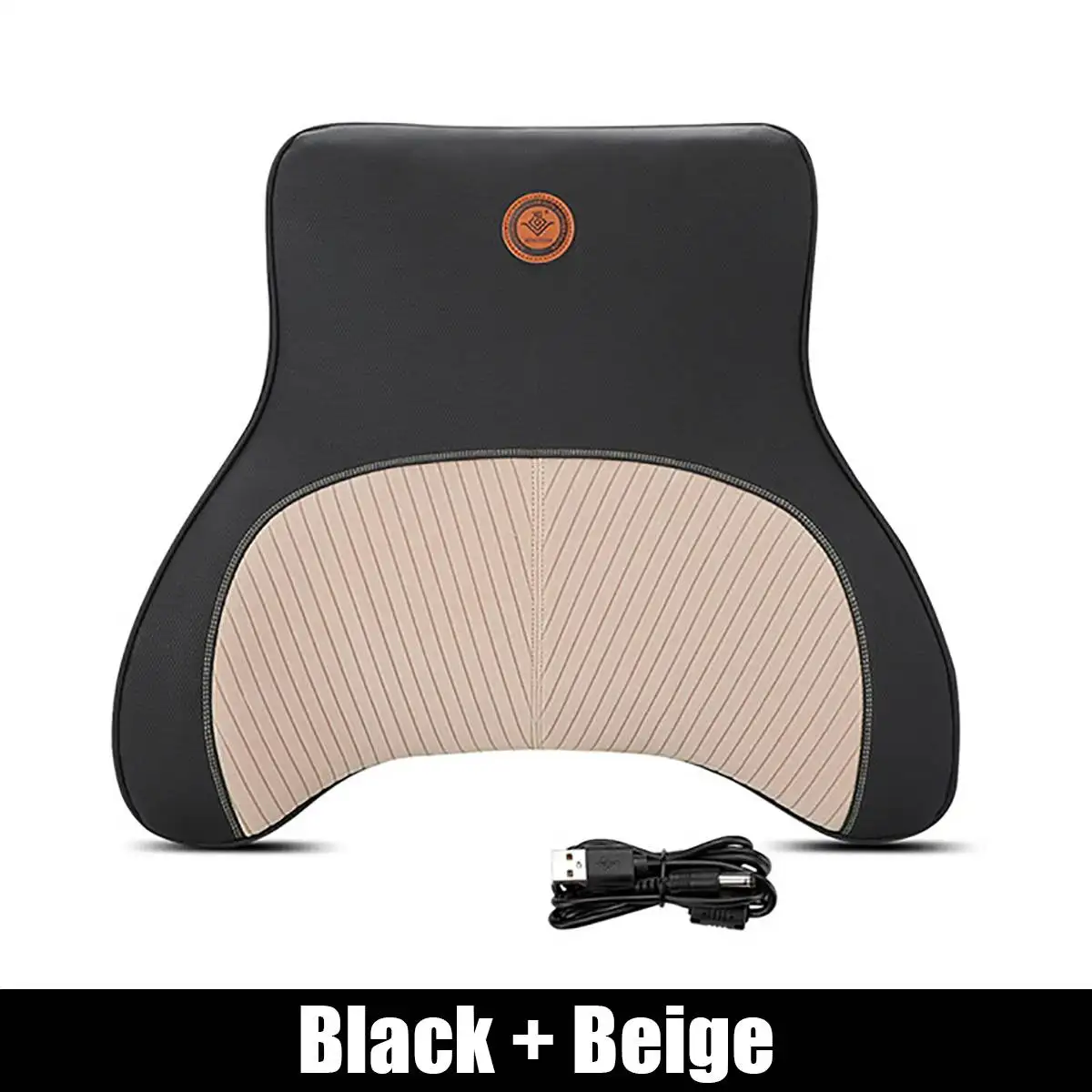 นวดเอวสีเบจ