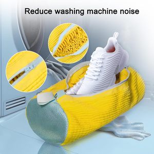Sac de lavage portable en chenille et maille pour chaussures, résistant aux déchirures, pour machine à laver - Product Image 3