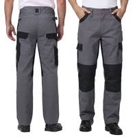 Pantalon cargo multipoches personnalisé en polyester et coton Ripstop extensible, pantalon de travail pour entrepôt, uniformes sur mesure