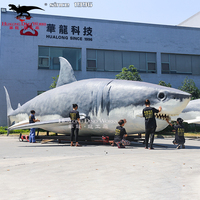 Shenniu — Aquarium mégalodon, organiseur de marin en banderique, Animal géant, requin, Megalodon