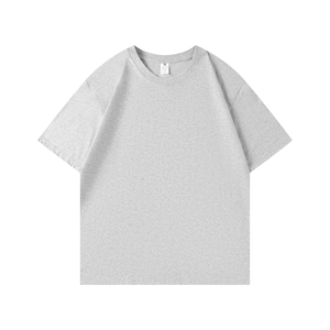 เสื้อยืดคอกลม ยูนิเซ็กซ์ ผ้าฝ้าย 100% เสื้อผ้าผู้ชายฤดูร้อน แขนสั้น สีพื้น ทรงหลวม สไตล์ลำลอง - Product Image 1