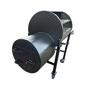 Suministro de la Empresa con el Mejor Precio del Mercado: Parrilla de Acero Moderna para Exteriores con Plancha y Caja Ahumadora - Product Image 1