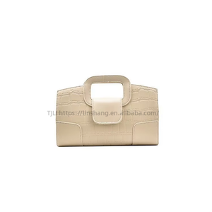Autumn Winter Trendy <b>Chain</b> Stone Texture Crossbody Fashionable Checked Shoulder Bag for Women Handbag Texture Temperament - Product Image 1