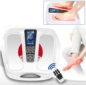 大液晶屏十uint EMS热针灸足部按摩器自动时间血液循环身体按摩器