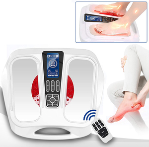 Grand écran LCD TENS uint EMS Acupuncture thermique, machine de massage des pieds, temps automatique, Circulation sanguine, masseur corporel - Product Image 1