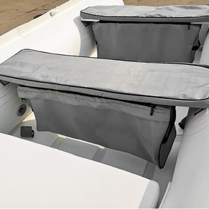 Gommone a Chiglia Rigida in Hypalon per Pesca e Soccorso Dinghy in Alluminio CE Piccolo da 270cm per Laghi e Fiumi 4 Persone 10hp - Product Image 5