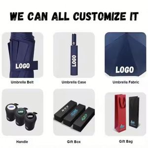 Paraguas Promocionales con Logotipo Personalizado al por Mayor para Eventos, Regalos Empresariales, Protección UV, Duraderos - Product Image 3