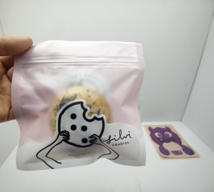 Fabriek Direct Frosted Plastic Zak met ritssluiting Biologisch afbreekbare Poly Zak voor T-shirt Kleding Sok Ondergoed - Product Image 4