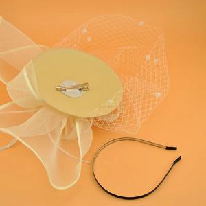 Nouvel arrivage de voile de <span class=keywords><strong>mariage</strong></span> de mariée voile de dentelle blanc court avec peigne monocouche fleur maille fascinateur pince à <span class=keywords><strong>cheveux</strong></span> bande <span class=keywords><strong>pour</strong></span> les femmes - Product Image 4