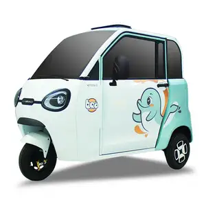 Super Power Haibao Yu Yan Electric Tricycles Three Wheel Adult Elektroroller 60V Enclosed Electric Tricycle