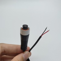 OEM ODM personalizado M12 conector 2 pines a código hembra aviación impermeable MONTAJE DE Cable extensión arnés de cables para cámara DVR