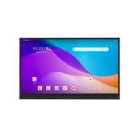 Nuevo Televisor Inteligente IBoar de 65 75 86 98 Pulgadas con Pantalla Táctil 4K UHD, Todo en Uno, Panel Plano de Aluminio, USB Serial