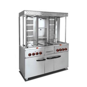 Máquina eléctrica Kebab Shawarma, equipo de barbacoa para restaurante, máquina automática para parrilla Kebab con capucha - Product Image 6