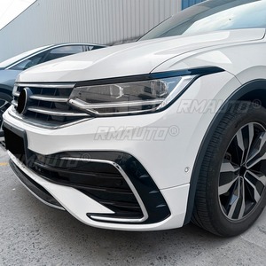 For Volkswagen Tiguan MK2.5 2021-2023 <b>Styling</b> Kit Car <b>Styling</b> Trim <b>Head</b> Light Lamp Eyelids Eyebrow Headlight Decoration Body Kit - Product Image 4