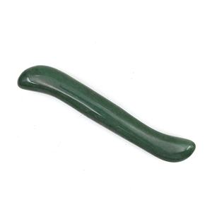 天然石マッサージャー工場供給手作り滑らかなポリッシュグリーンアベンチュリンS字型スティック - Product Image 5